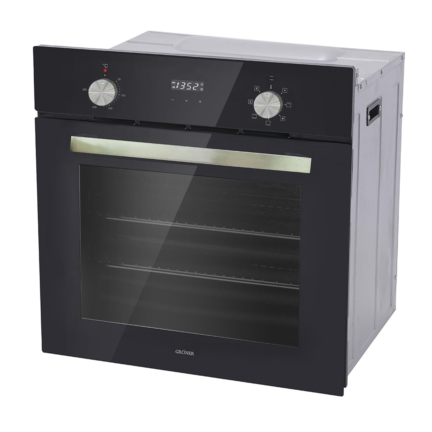 Tu guía para comprar el mejor horno eléctrico para tu hogar 2 Horno Eléctrico Empotrable Black Triple Vidrio 7F 56L