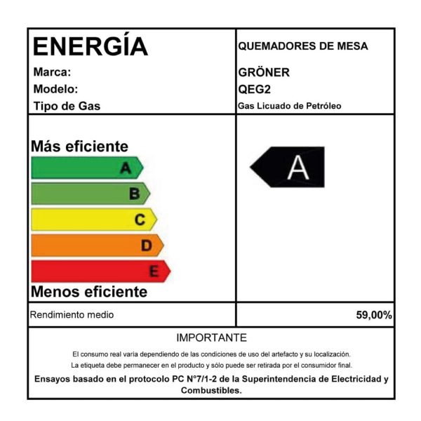 Encimera a gas QEG2 5