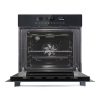 Horno Eléctrico Digital Inox Triple Vidrio 10F 60L - Vista interior frontal.