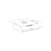 Diagrama de la campana extractora de pared 60 cm inox