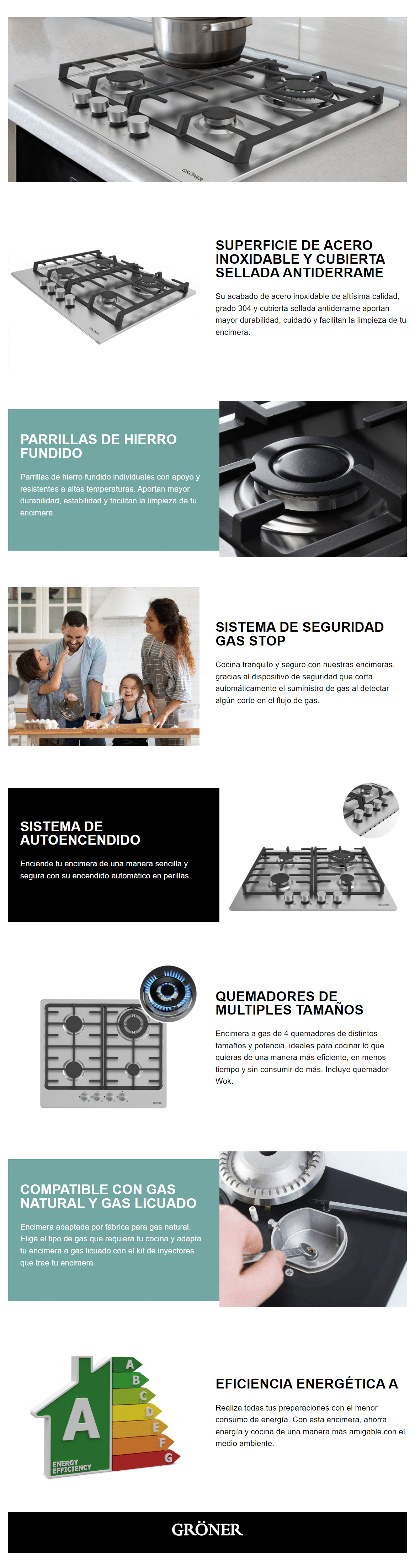 Encimera QEG4