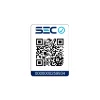 QR de certificación de seguridad de la campana telescópica black glass