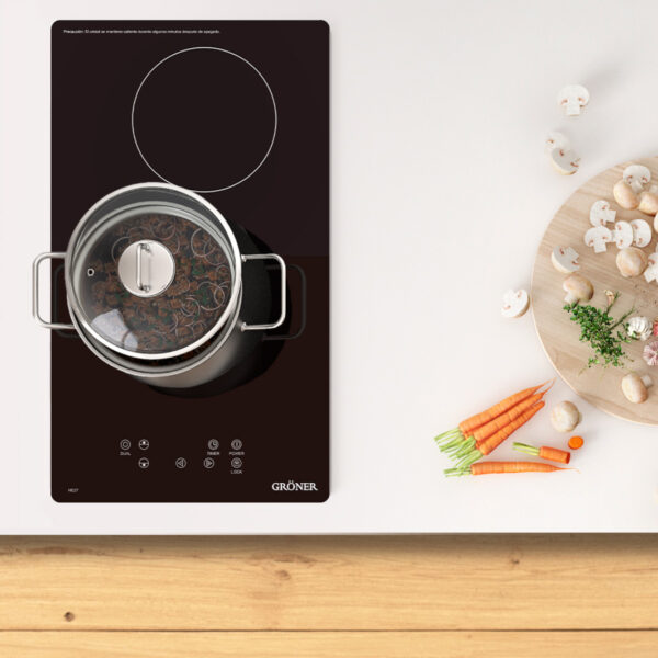 Encimera Vitrocerámica Gröner Touch Dual 2Q - Imagen 2