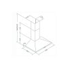 Campana Piramidal Gröner Inox 90cm - Imagen 5