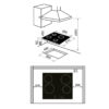 Kit Freidora de Aire Digital 7L + Encimera Vitrocerámica Gröner Touch Black 4Q - Imagen 9
