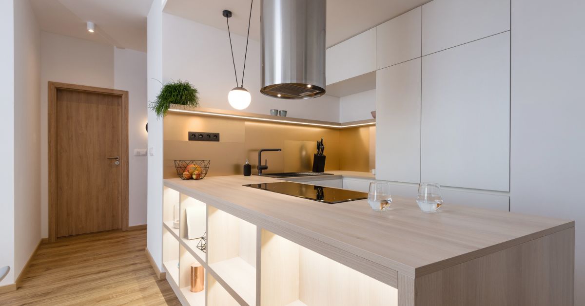 distancia campana cocina groner