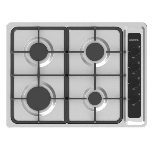 Encimera a Gas Gröner Inox 4QL