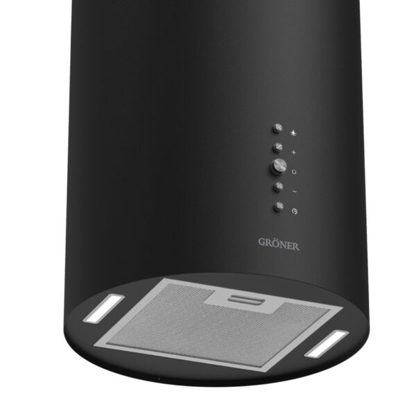 Campana Isla Gröner Tubular Black T35 - Imagen 2