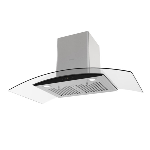 Campana Decorativa Gröner Inox Glass T90