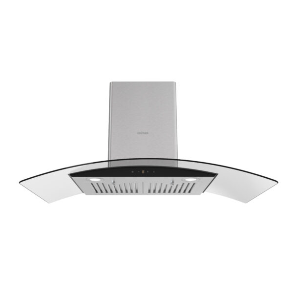 Campana Decorativa Gröner Inox Glass T90 - Imagen 2